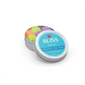 250mg delta 9 thc party mix gummies – bliss